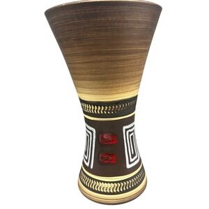 Vintage W Germany Mid Century Dumler and Breiden Keramic Vase Geometric